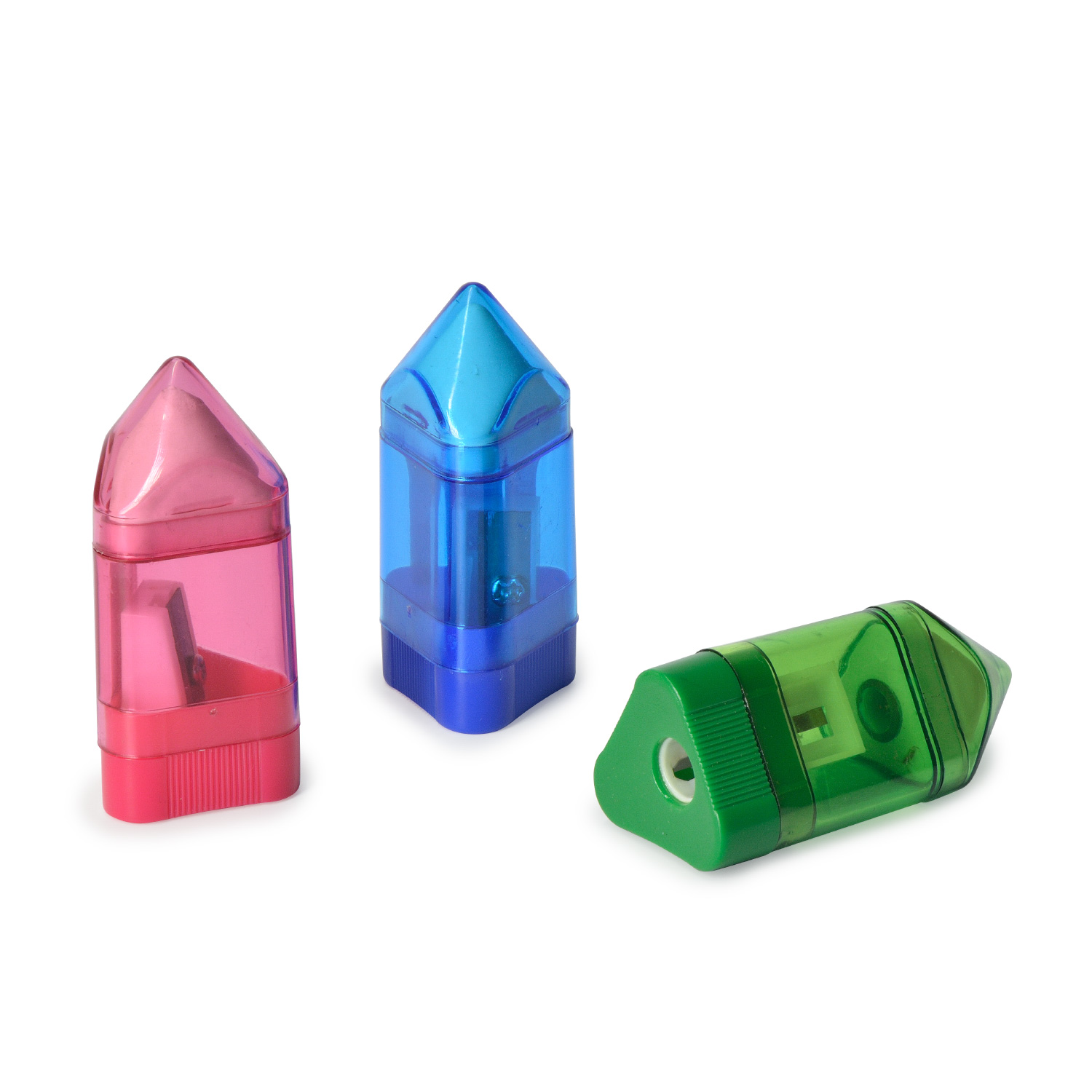 ТОЧИЛКА С КОНТЕЙНЕРОМ И ЛАСТИКОМ, 1 ОТВЕРСТИЕ "EASYSHARP" (3 цвета) ТОЧИЛКА С КОНТЕЙНЕРОМ И ЛАСТИКОМ, 1 ОТВЕРСТИЕ "EASYSHARP" (3 цвета)