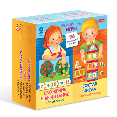 Игра обучающая "Изучаем и играем" АССОРТИ, 180х180 мм, HTB