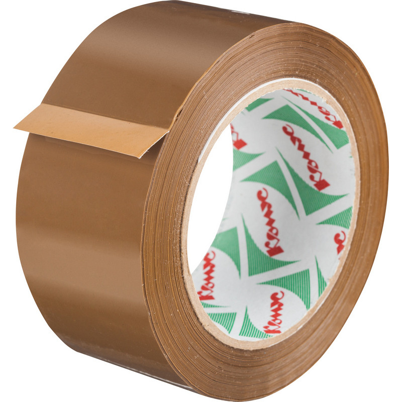 Клейкая лента упаковочная Комус 50мм х 100м 50мкм коричневая Клейкая лента упаковочная Комус 50мм х 100м 50мкм коричневая