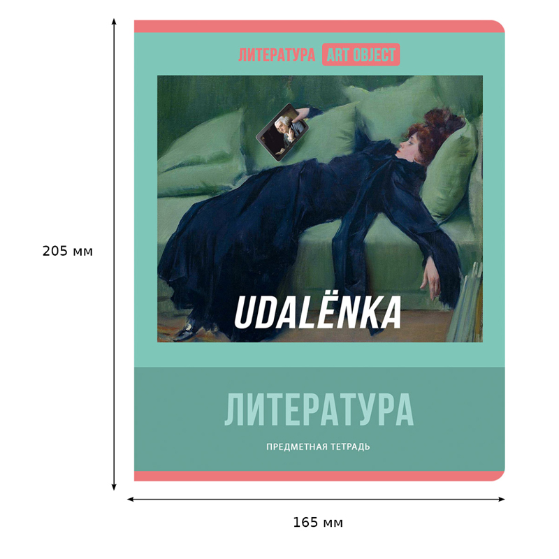 Тетрадь предметная 48л. BG "Art object" - Литература, эконом