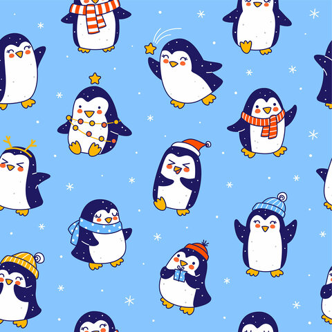 Бумага упаковочная новогодняя "Snow Fun", 70х100 см, 10 дизайнов