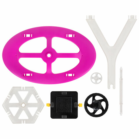 Магнитный конструктор MAGNETIC BLOCKS, 100 деталей, 2 колесные базы, карусель,