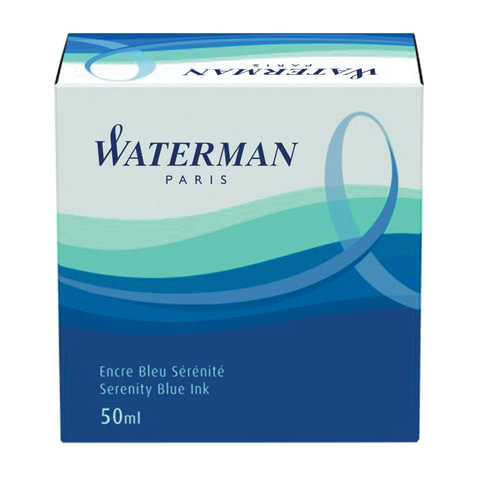 Чернила WATERMAN (Франция), 50 мл, S0110720, синие Чернила WATERMAN (Франция), 50 мл, S0110720, синие