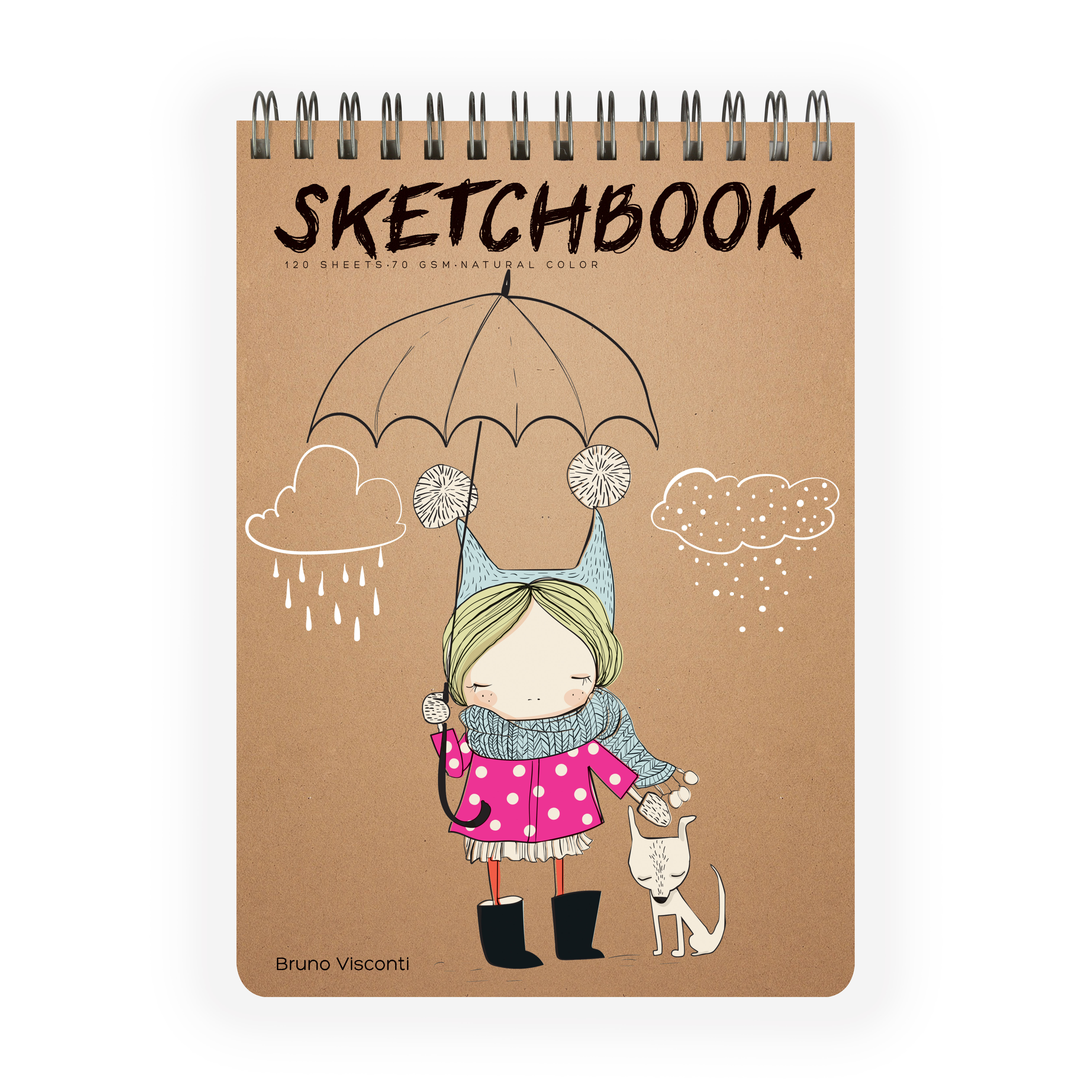 SKETCHBOOK BV,185х250 мм, 120 Л. КРАФТ 70 гр. НА ГРЕБНЕ (4 ВИДА) SKETCHBOOK BV,185х250 мм, 120 Л. КРАФТ 70 гр. НА ГРЕБНЕ (4 ВИДА)