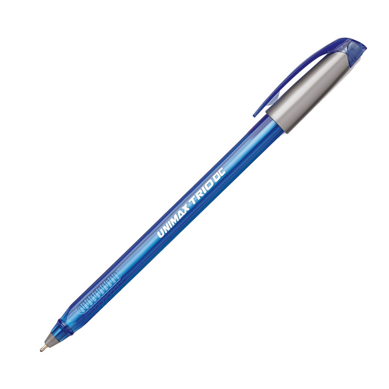 Ручка шариковая Unimax Trio DC tinted 0,7мм, син, масл, неавтом. Ручка шариковая Unimax Trio DC tinted 0,7мм, син, масл, неавтом.