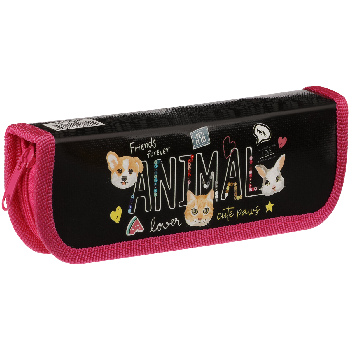 Пенал 1 отделение, 190*60 ArtSpace "Funny Cats", ламинированный картон Пенал 1 отделение, 190*60 ArtSpace "Funny Cats", ламинированный картон