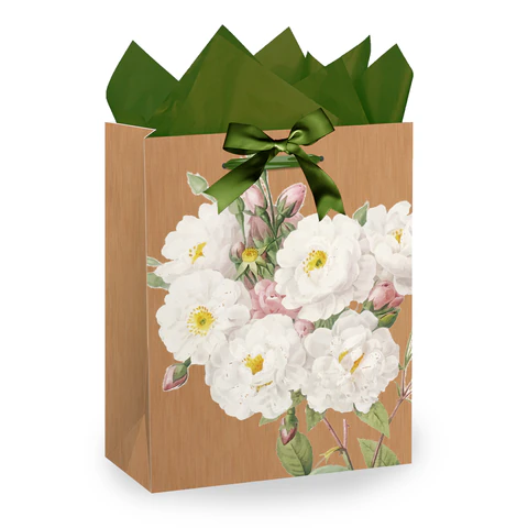 Пакет подарочный (1 штука) 18х10х23 см (M), "Flowers", ассорти, Пакет подарочный (1 штука) 18х10х23 см (M), "Flowers", ассорти,