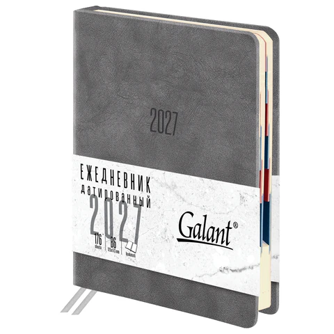 Ежедневник датированный 2027, B6, 125х173 мм, GALANT "Vivid", под Ежедневник датированный 2027, B6, 125х173 мм, GALANT "Vivid", под