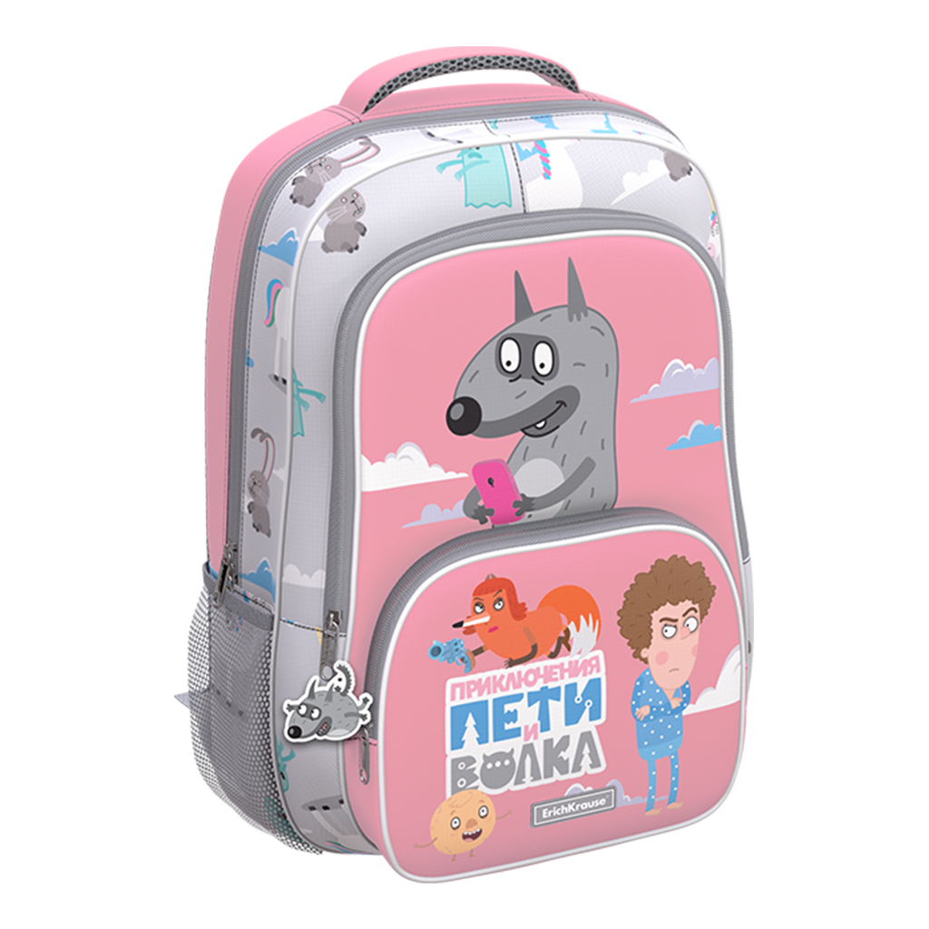 Ученический рюкзак ErichKrause ErgoLine® 20L Приключения Пети и Волка (Полёт) Ученический рюкзак ErichKrause ErgoLine® 20L Приключения Пети и Волка (Полёт)