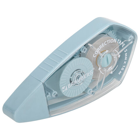 Корректирующая лента BRAUBERG REWIND, 5 мм х 16 м, механизм перемотки, корпус Корректирующая лента BRAUBERG REWIND, 5 мм х 16 м, механизм перемотки, корпус