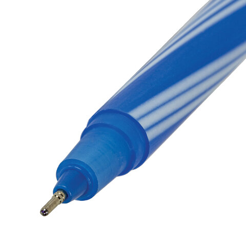 Ручка шариковая STAFF "CANDY NEON", синяя, игольчатый узел 0,6 мм,