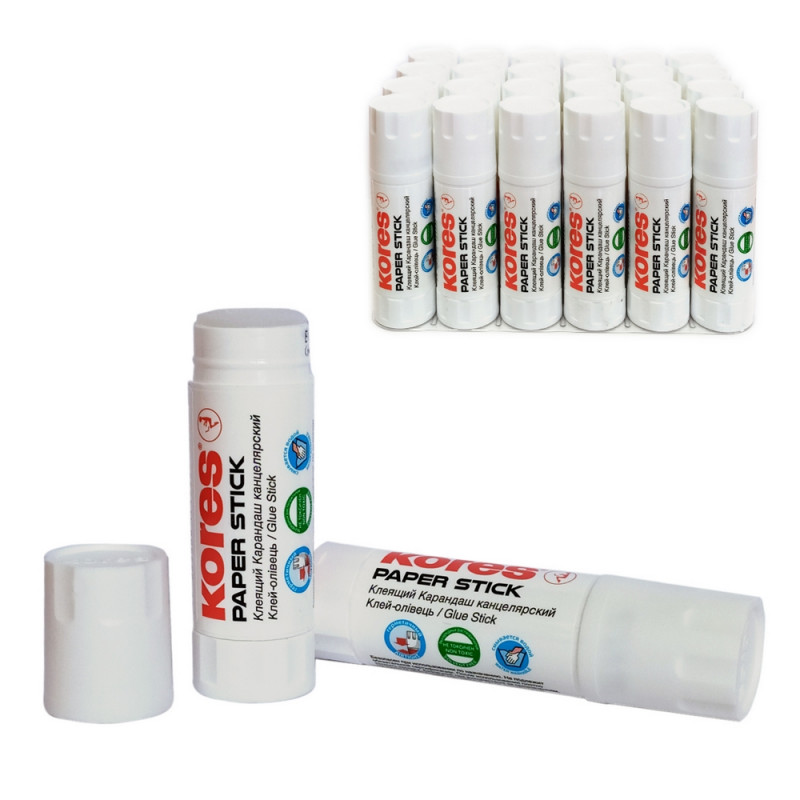 Клей-карандаш 15г. KORES Paper Stick Клей-карандаш 15г. KORES Paper Stick