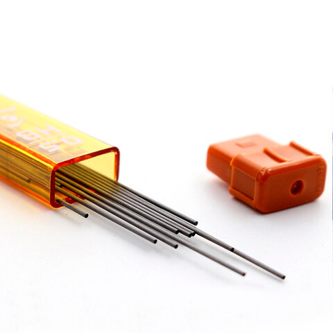 Грифели запасные PILOT, КОМПЛЕКТ 12 шт., PPL-5, HB, 0,5 мм