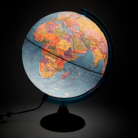 Глобус интерактивный + очки VR политический, Globen, 32 см, рельефный, с Глобус интерактивный + очки VR политический, Globen, 32 см, рельефный, с