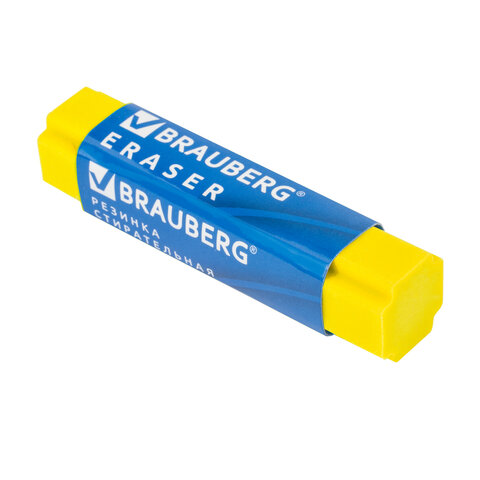 Ластик BRAUBERG "X-Erase", 68х15х15 мм, цвет ассорти, ЭКО-ПВХ, 228066 Ластик BRAUBERG "X-Erase", 68х15х15 мм, цвет ассорти, ЭКО-ПВХ, 228066