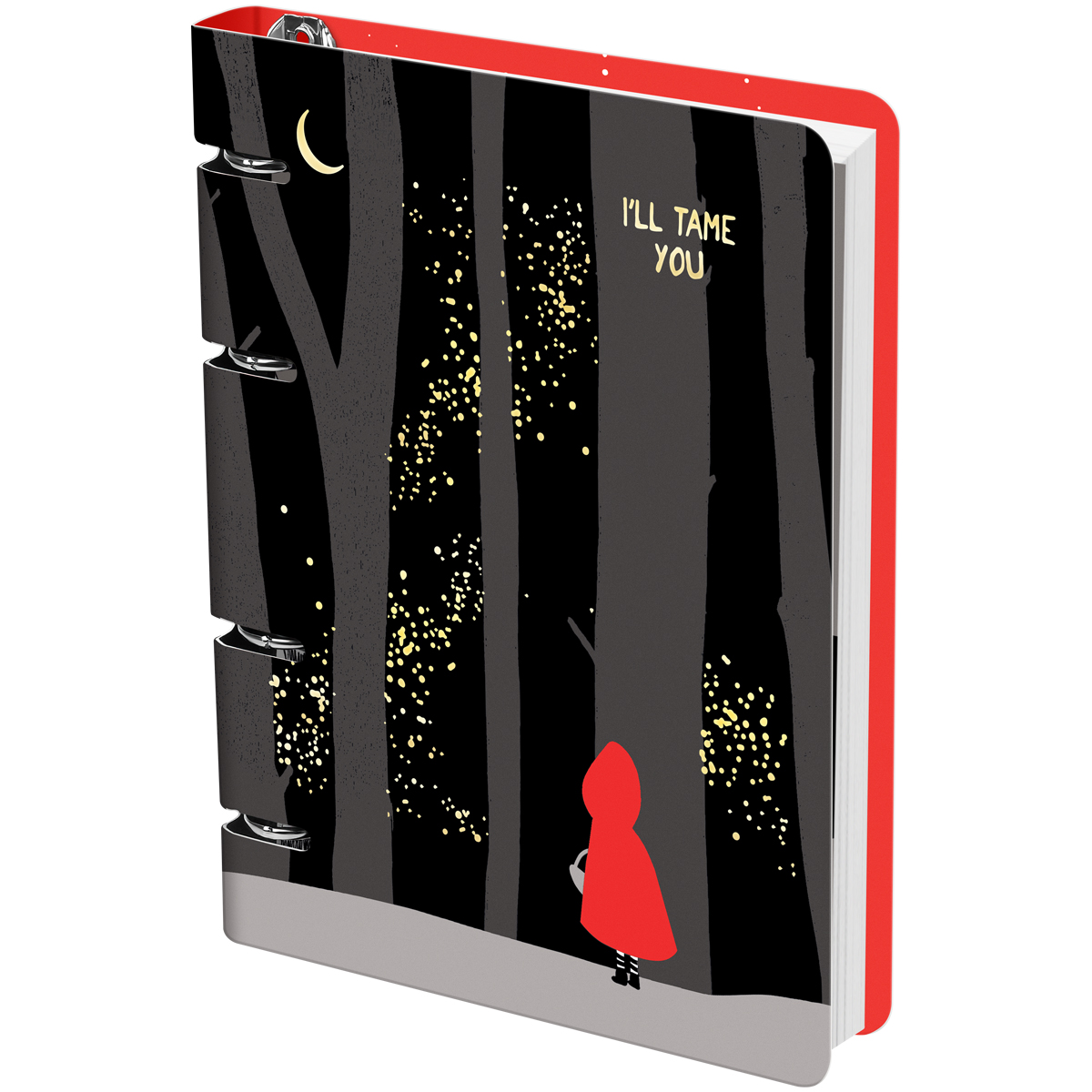 Тетрадь на кольцах А5, 100л., MESHU "Little red", картон, матовая Тетрадь на кольцах А5, 100л., MESHU "Little red", картон, матовая