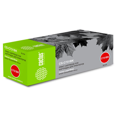 Картридж лазерный CACTUS (CS-C731BK) для CANON LBP7100/7110/MF8230/8280, черный, Картридж лазерный CACTUS (CS-C731BK) для CANON LBP7100/7110/MF8230/8280, черный,