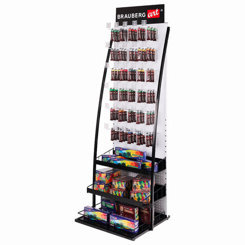 Крючки металлические для крепления масляных красок на стойке BRAUBERG ART,