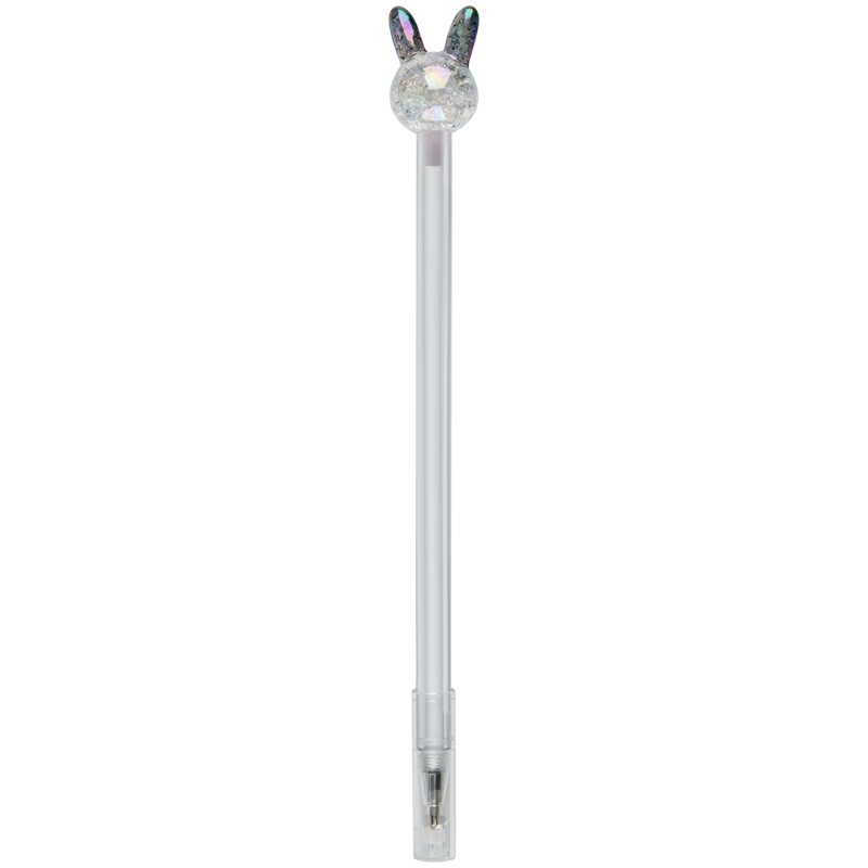Ручка шариковая MESHU "Crystal Rabbit", синяя, 0,7мм, корпус ассорти,