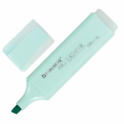 Текстовыделитель BRAUBERG "ORIGINAL PASTEL", БИРЮЗОВЫЙ, линия 1-5 мм, Текстовыделитель BRAUBERG "ORIGINAL PASTEL", БИРЮЗОВЫЙ, линия 1-5 мм,