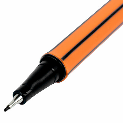 Ручка капиллярная (линер) ЧЕРНАЯ, BRAUBERG "FINE 040", шестигранная, Ручка капиллярная (линер) ЧЕРНАЯ, BRAUBERG "FINE 040", шестигранная,