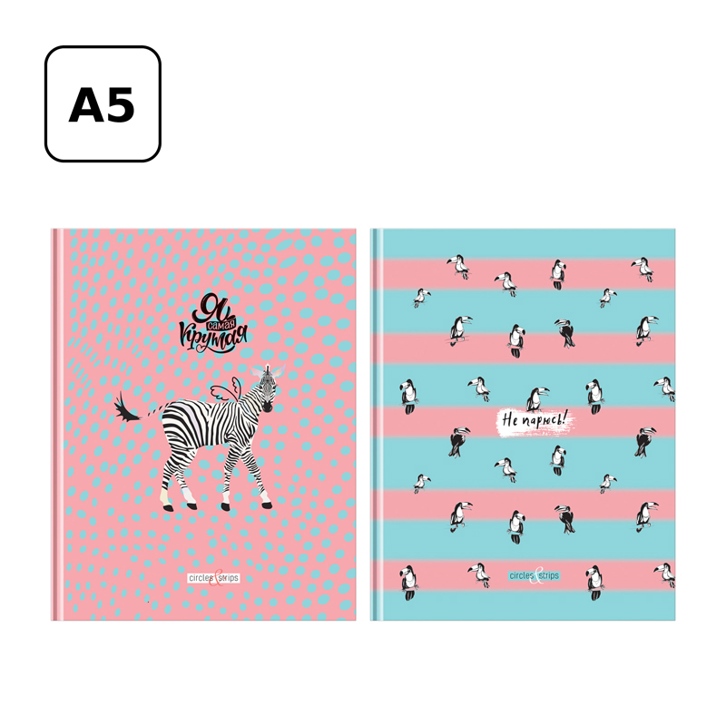 Бизнес-блокнот А5, 160л., BG "Circles&strips", глянцевая ламинация Бизнес-блокнот А5, 160л., BG "Circles&strips", глянцевая ламинация