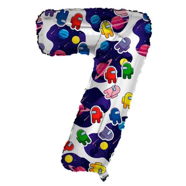 Фигура Цифра 7 Космонавтики 32"/81см. Фигура Цифра 7 Космонавтики 32"/81см.