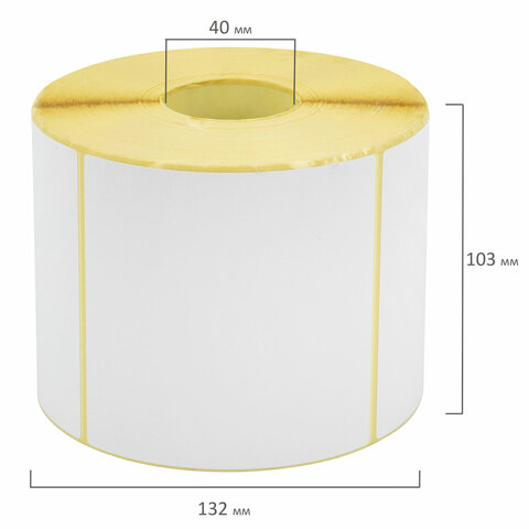 Этикетка ТермоЭко (100х100 мм), 1000 этикеток в ролике, светостойкость до 2 Этикетка ТермоЭко (100х100 мм), 1000 этикеток в ролике, светостойкость до 2