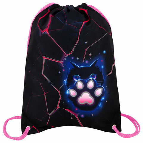 Мешок для обуви BRAUBERG PREMIUM, карман, подкладка, светоотражайка, 43х33 см, Мешок для обуви BRAUBERG PREMIUM, карман, подкладка, светоотражайка, 43х33 см,