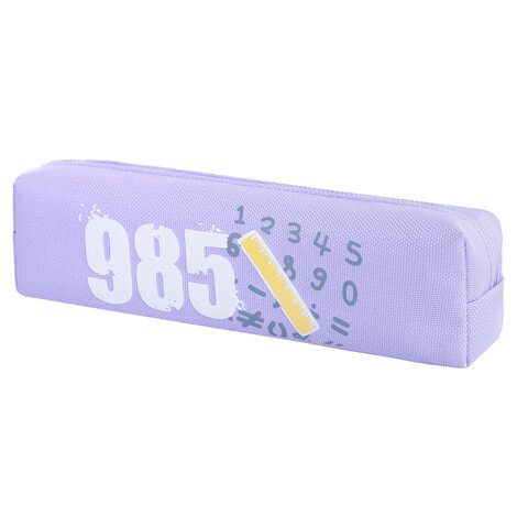 Пенал ЮНЛАНДИЯ ЮНИОР, 1 отделение, полиэстер, "Numbers", 20х6х4 см, Пенал ЮНЛАНДИЯ ЮНИОР, 1 отделение, полиэстер, "Numbers", 20х6х4 см,