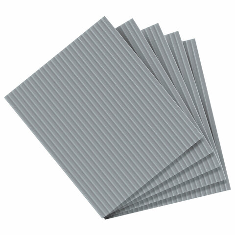 Салфетки губчатые для уборки кухни 15х18 см, ЦЕЛЛЮЛОЗНЫЕ, КОМПЛЕКТ 5 шт., серые,