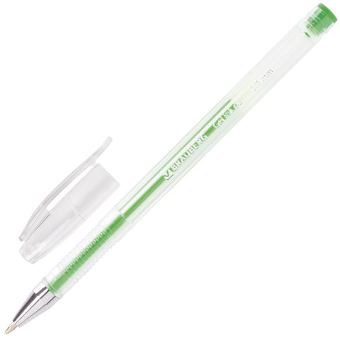 Ручки гелевые BRAUBERG, НАБОР 6 шт., АССОРТИ, "Jet", узел 0,7 мм,