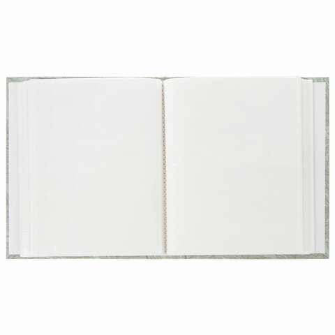 Фотоальбом BRAUBERG "Папоротник" на 200 фото 10х15 см, твердая