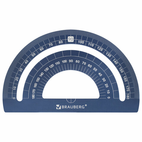 Набор чертежный металлический BRAUBERG (линейка 15 см, 2 треугольника, Набор чертежный металлический BRAUBERG (линейка 15 см, 2 треугольника,