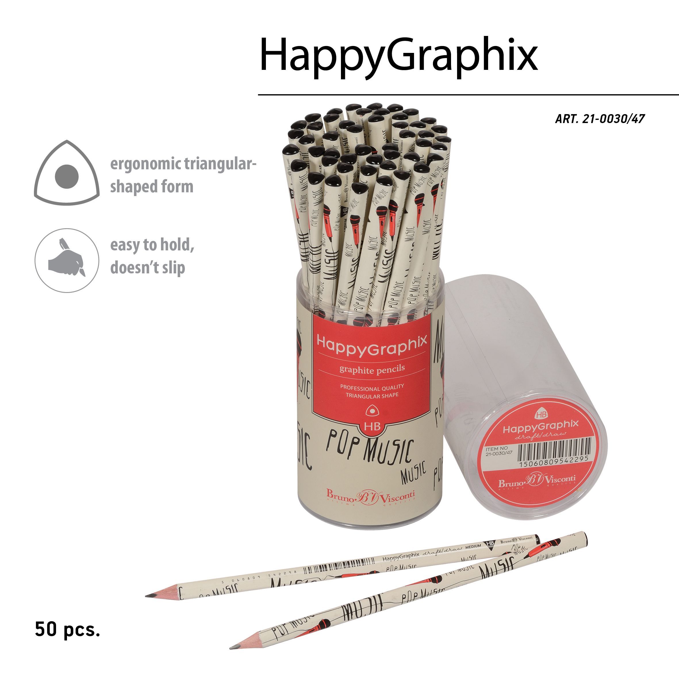 КАРАНДАШ ЧЕРНОГРАФИТОВЫЙ "HappyGraphix. Музыка. Микрофон" НВ КАРАНДАШ ЧЕРНОГРАФИТОВЫЙ "HappyGraphix. Музыка. Микрофон" НВ
