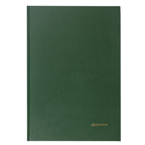 Книга учета 96 л., клетка, твердая, бумвинил, блок офсет, А4 (200х290 мм),
