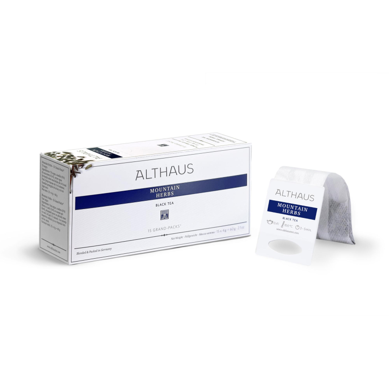 Чай Althaus черный Mountain Herbs Grand Pack, 15штх4г/уп Чай Althaus черный Mountain Herbs Grand Pack, 15штх4г/уп