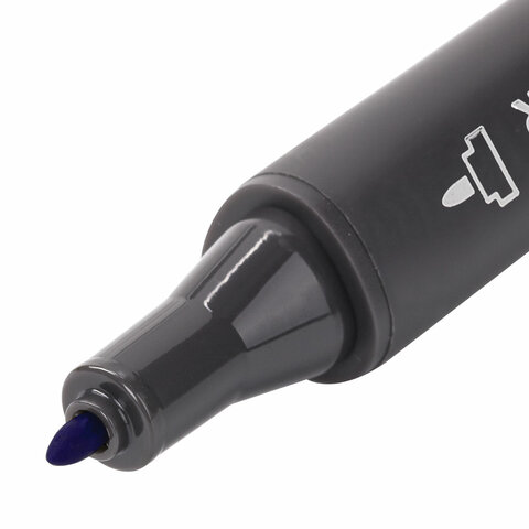 Маркер для скетчинга двусторонний 1 мм - 6 мм BRAUBERG ART CLASSIC, УЛЬТРАМАРИН Маркер для скетчинга двусторонний 1 мм - 6 мм BRAUBERG ART CLASSIC, УЛЬТРАМАРИН