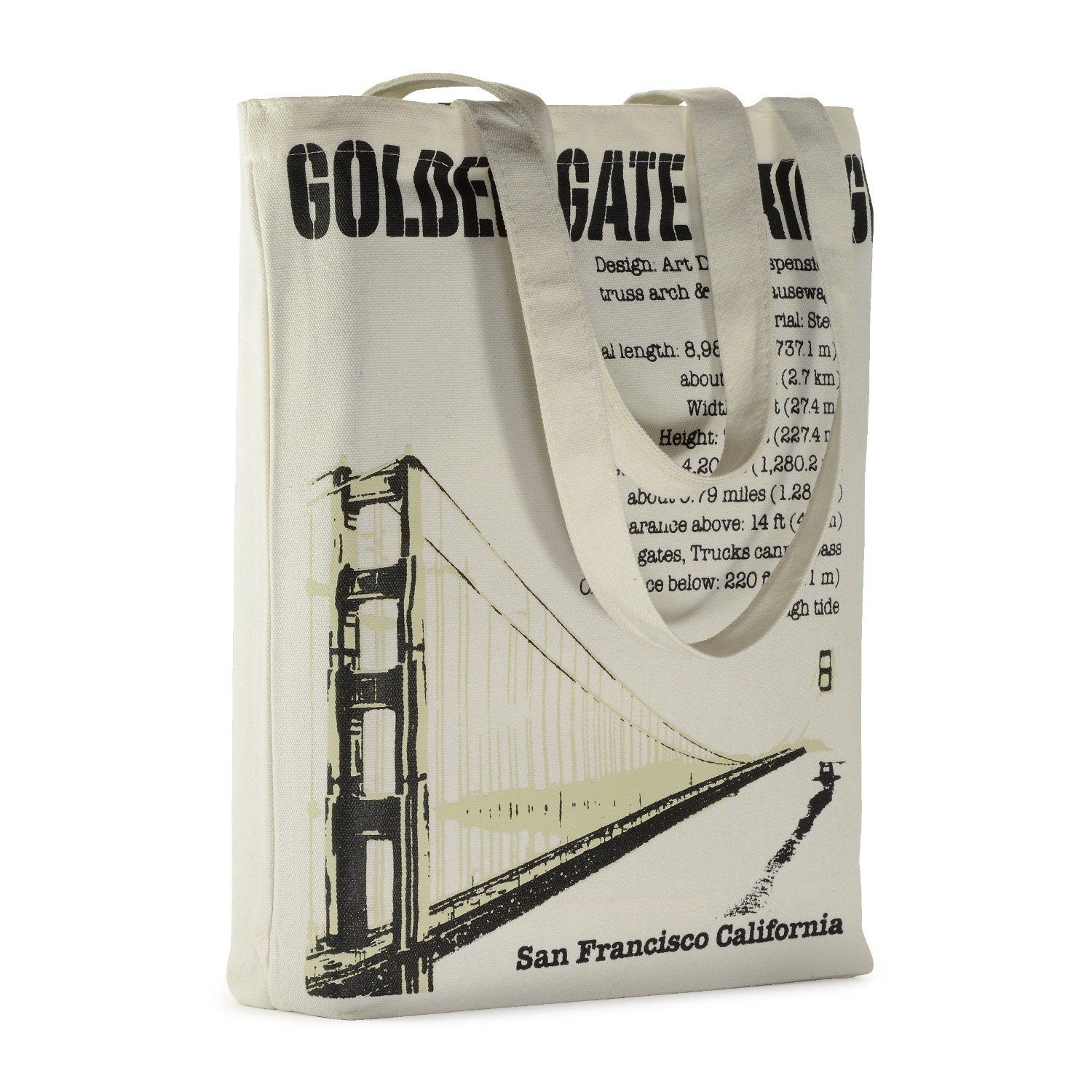 СУМКА-ШОППЕР WHITE "МОСТ" 34х36 см