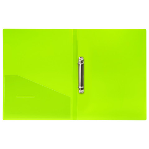 Папка на 2 кольцах BRAUBERG "Neon", 25 мм, внутренний карман, Папка на 2 кольцах BRAUBERG "Neon", 25 мм, внутренний карман,