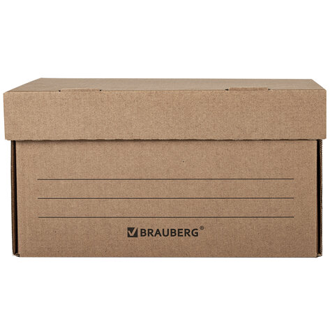 Короб архивный "Делопроизводство" (235х325х180 мм), с крышкой, Короб архивный "Делопроизводство" (235х325х180 мм), с крышкой,