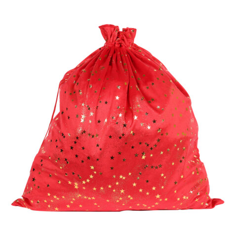 Подарочный мешок (1 штука) новогодний, 55х60 см, "Зимнее небо",