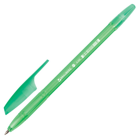 Ручка шариковая BRAUBERG "X-333" NEON, СИНЯЯ, корпус тонированный Ручка шариковая BRAUBERG "X-333" NEON, СИНЯЯ, корпус тонированный
