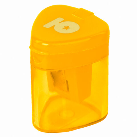 Точилка ЮНЛАНДИЯ "Трио", с контейнером, пластиковая, корпус ассорти, Точилка ЮНЛАНДИЯ "Трио", с контейнером, пластиковая, корпус ассорти,