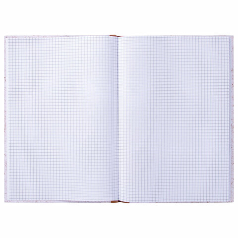 Книга учета 96 л., клетка, твердая, крафт, блок офсет, А4 (210х265 мм), STAFF,