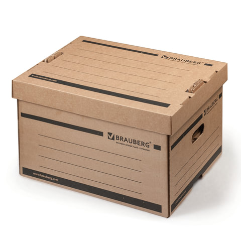 Короб архивный (405х330х265 мм), надстраиваемый, с крышкой, гофрокартон, Короб архивный (405х330х265 мм), надстраиваемый, с крышкой, гофрокартон,