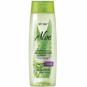 ВИТЭКС ALOE 97% ШАМПУНЬ-Balance БАЛАНСИРУЮЩИЙ УХОД для волос, жирных у корней и ВИТЭКС ALOE 97% ШАМПУНЬ-Balance БАЛАНСИРУЮЩИЙ УХОД для волос, жирных у корней и