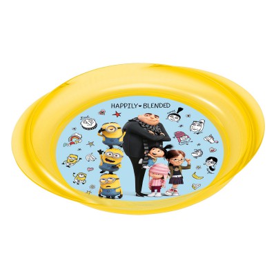 Тарелка пластиковая с ручками (для СВЧ). Гадкий я 3 Тарелка пластиковая с ручками (для СВЧ). Гадкий я 3