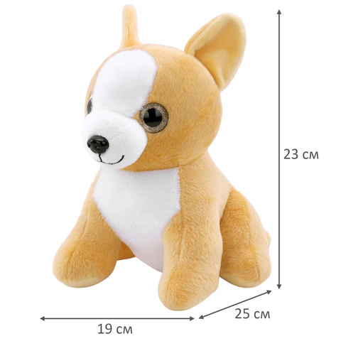 Игрушка мягкая "Корги", 23 см, цвет коричневый, WOOZOO (ВУЗУ), 666794 Игрушка мягкая "Корги", 23 см, цвет коричневый, WOOZOO (ВУЗУ), 666794