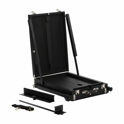 Этюдник-мольберт BRAUBERG ART PREMIERE, алюминиевые ножки, холст до 82 см,